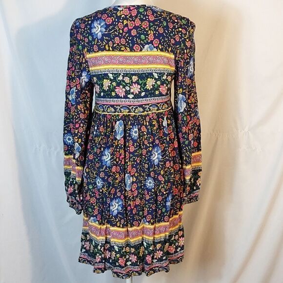 R. Vivimos Floral Boho Mini Dress - Picture 5 of 7